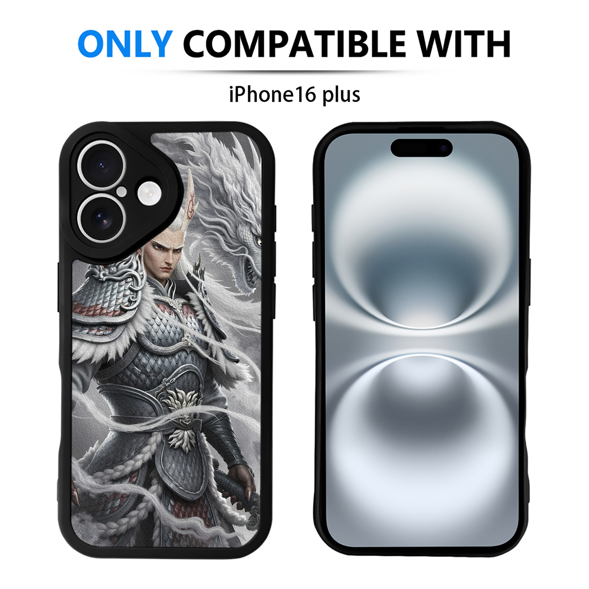 （画像用） Ne Zha 2 ナタ 魔童の大暴れ 【iPhone 16シリーズ対応】シリコンスマホケース（レザー調） 材質：シリコン